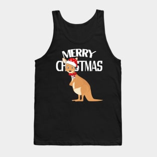 Australian Christmas Kangaroo Tank Top